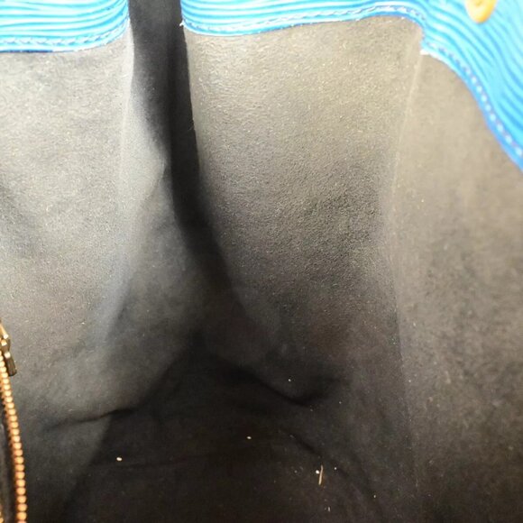 LOUIS VUITTON Noe GM Drawstring Shoulder Bag Epi Leather Blue - Picture 16 of 16